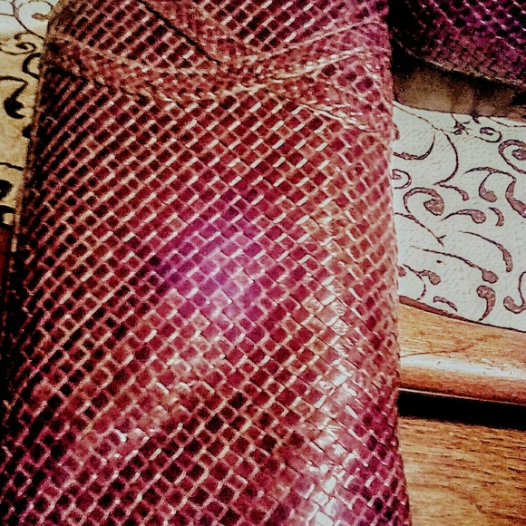 Sesto Meucci sz 6M leather weave boots - Picture 8 of 8